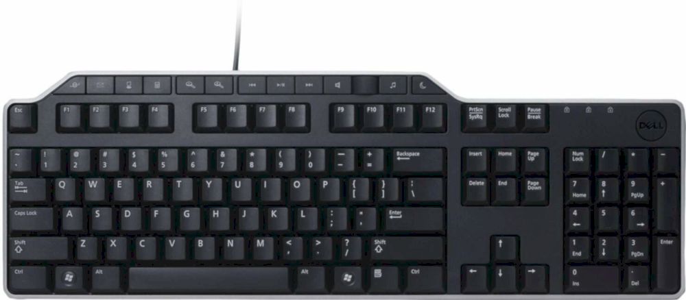 Клавиатура Dell KB522, USB, черный