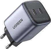 Сетевое зарядное устройство Ugreen CD294 (90573) (Type-C/3A/45W/быстрая зарядка/серое) купить по низкой цене в интернет-магазине ТехноВидео