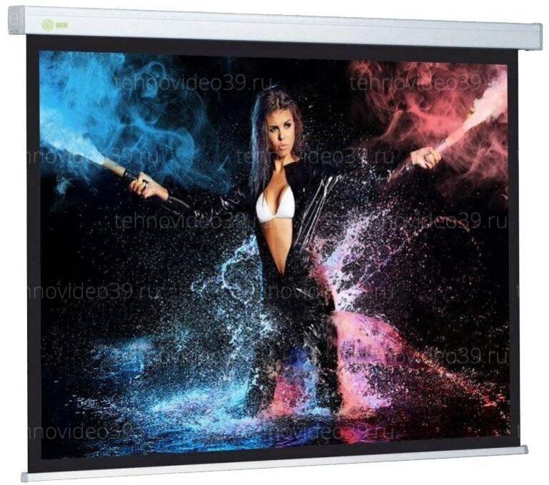 Экран Cactus Wallscreen CS-PSW-180x180 настенно-потолочный рулонный белый купить по низкой цене в интернет-магазине ТехноВидео
