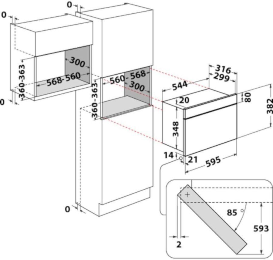 Встраиваемая микроволновая печь WHIRLPOOL AMW 4920WH