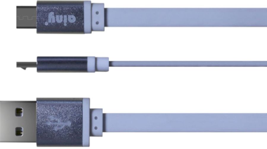 Кабель Ainy microUSB 1.0m белый (FA-047B) (FA-047AB)