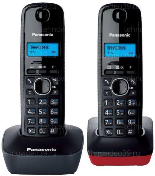 Телефон Panasonic KX-TG1612RUН 2 трубки купить по низкой цене в интернет-магазине ТехноВидео