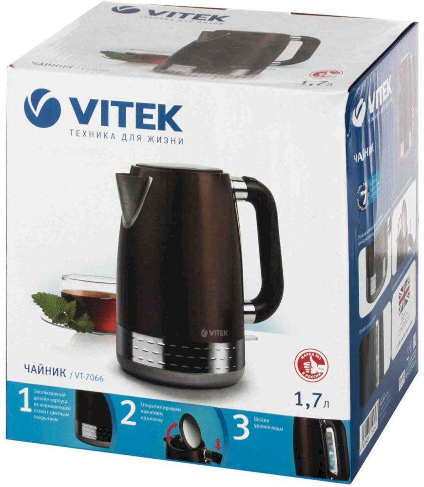 Электрический чайник Vitek VT-7066 Бронзовый
