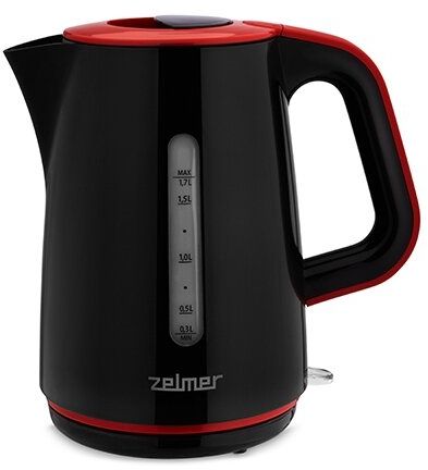 Электрический чайник Zelmer ZCK7620R черный/красный