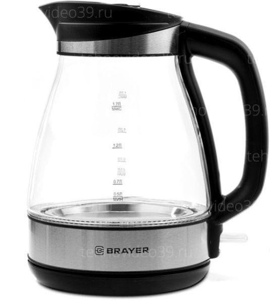 Электрический чайник Brayer BR1048 стекло купить по низкой цене в интернет-магазине ТехноВидео