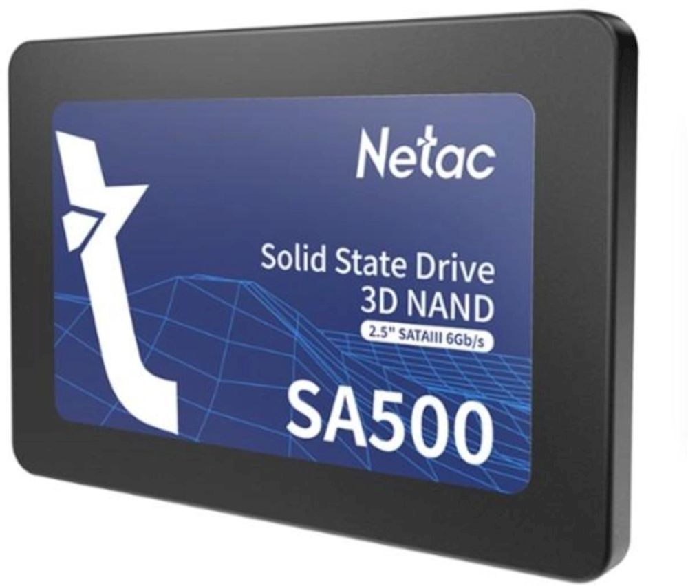 Жесткий диск SSD 256GB Netac SA500 R520/W450Mb/s NT01SA500-256-S3X