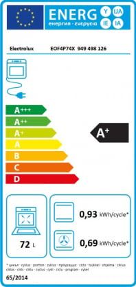 Духовой шкаф Electrolux EOF 4P56X SurroundCook 600 нержавеющая сталь