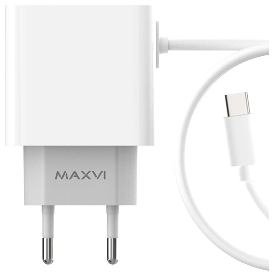 Заряд. устр-во сетевое Maxvi CHL-240T white