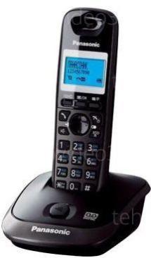 Телефон Panasonic KX-TG2521RUT (темно-серый металлик) купить по низкой цене в интернет-магазине ТехноВидео