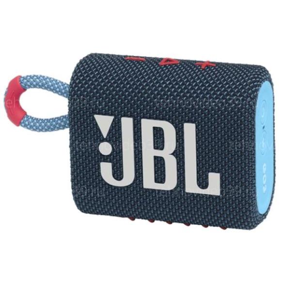 Портативная колонка JBL GO 3 Blue/Pink купить по низкой цене в интернет-магазине ТехноВидео