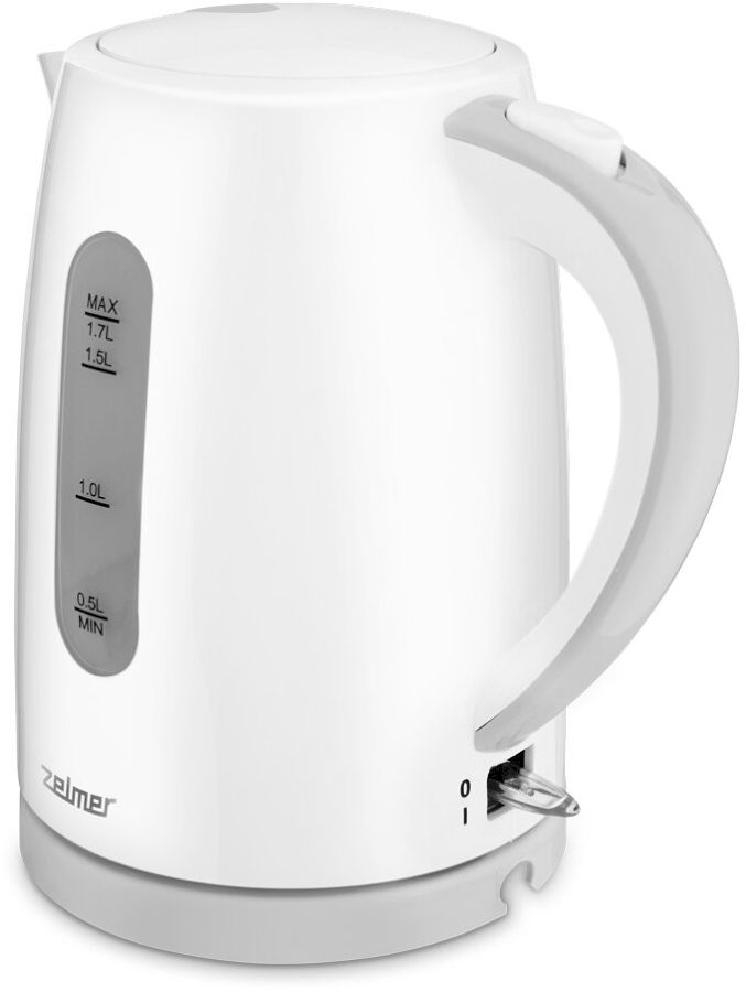 Электрический чайник Zelmer ZCK7616I, белый/серый