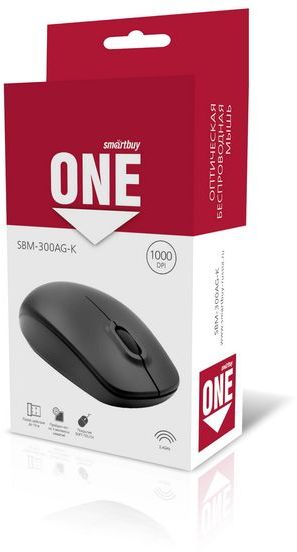 Мышь беспроводная Smartbuy ONE 300AG-K (SBM-300AG-K / 100)