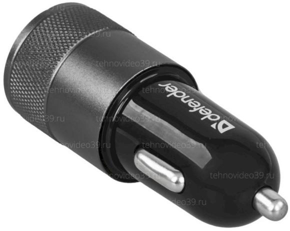 Автомобильное зарядное устройство Defender UCA-21 (2 USB/2.1A) черное (83821) купить по низкой цене в интернет-магазине ТехноВидео
