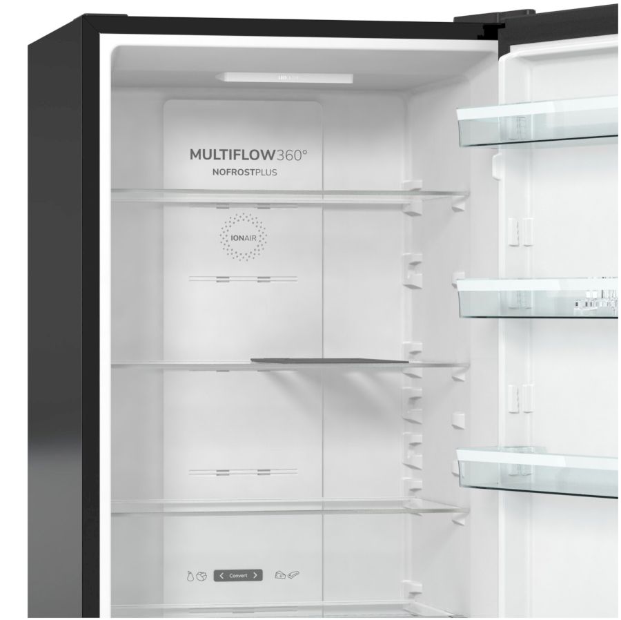 Холодильник Gorenje NRK6201SYBK, черный