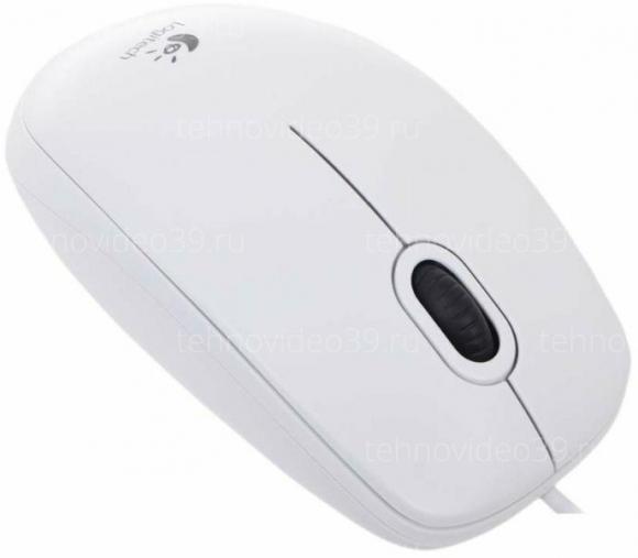 Мышь Logitech Optical Mouse B100 White USB OEM (910-003360) купить по низкой цене в интернет-магазине ТехноВидео