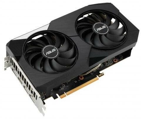 Видеокарта Asus ATi Radeon RX 6600XT DUAL (2382/16000) GDDR6 8192Mb (8GB) 128-bit, PCI-E16x. Количес