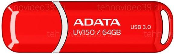 USB 3.2 ADATA 64GB AUV150-64G-RRD RED купить по низкой цене в интернет-магазине ТехноВидео