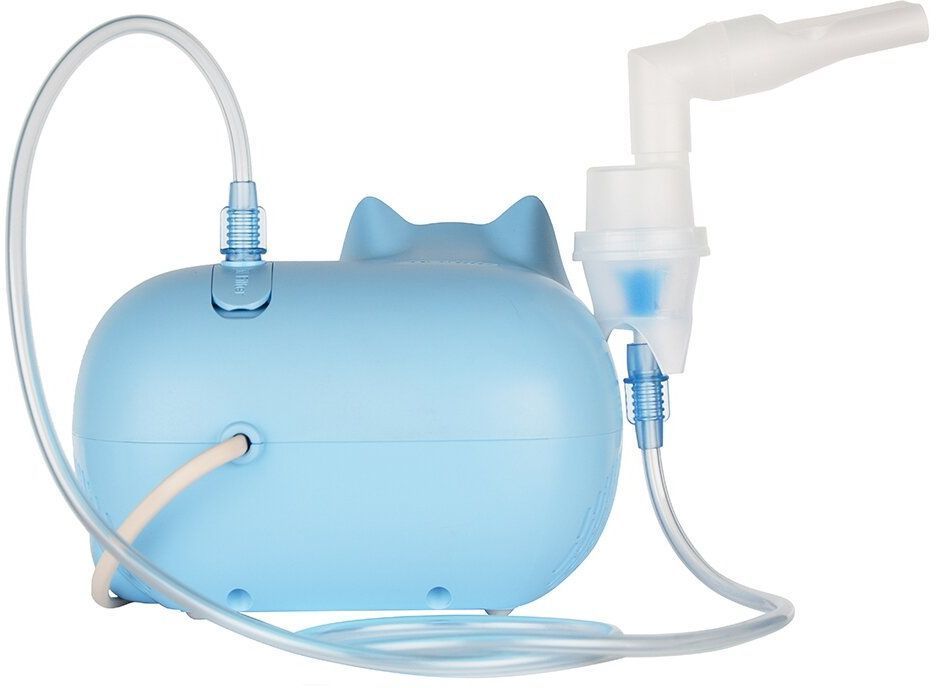 Ингалятор компрессорный Omron Neko Kat (KRU) детский (голубой)