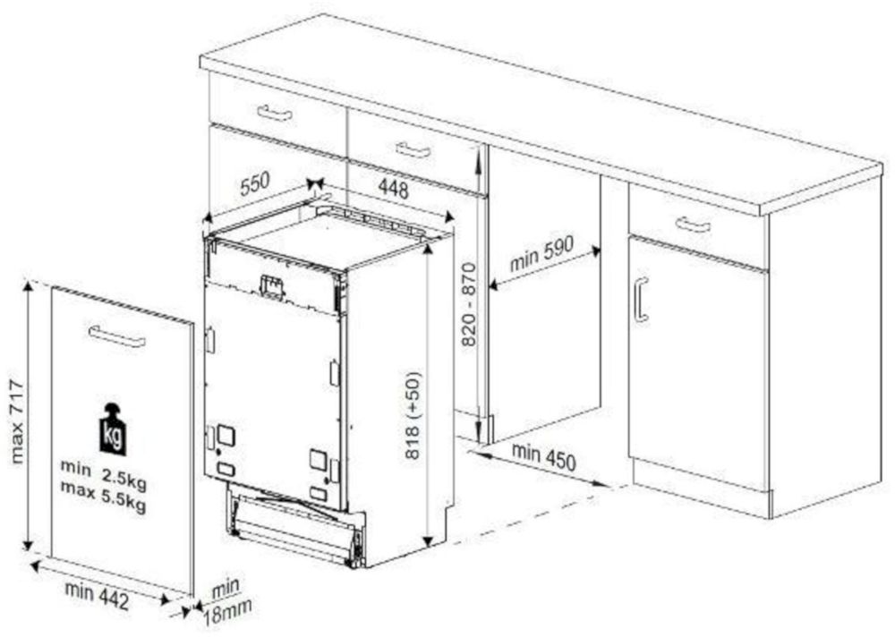 Встраиваемая посудомоечная машина Beko BDIS35162Q (7604998335)