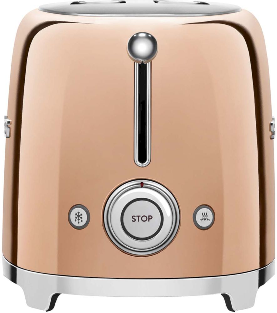 Тостер Smeg TSF01RGEU розовое золото
