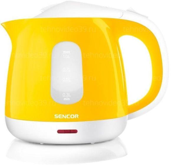 Электрический чайник Sencor SWK 1016 YL желтый купить по низкой цене в интернет-магазине ТехноВидео