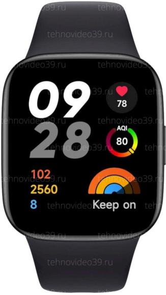 Smart часы Xiaomi Redmi Watch 3 (Black) (BHR6851GL) купить по низкой цене в интернет-магазине ТехноВидео