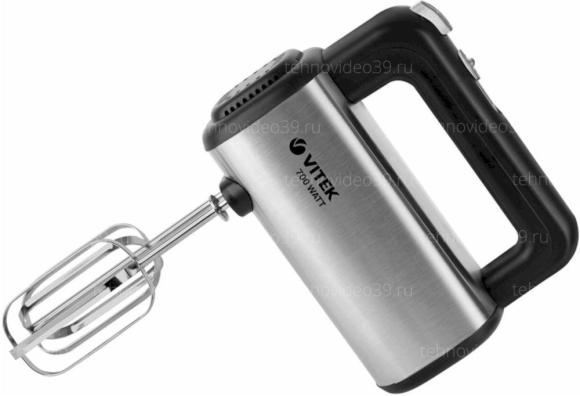 Миксер Vitek Greek VT-1414 серебристый/черный купить по низкой цене в интернет-магазине ТехноВидео