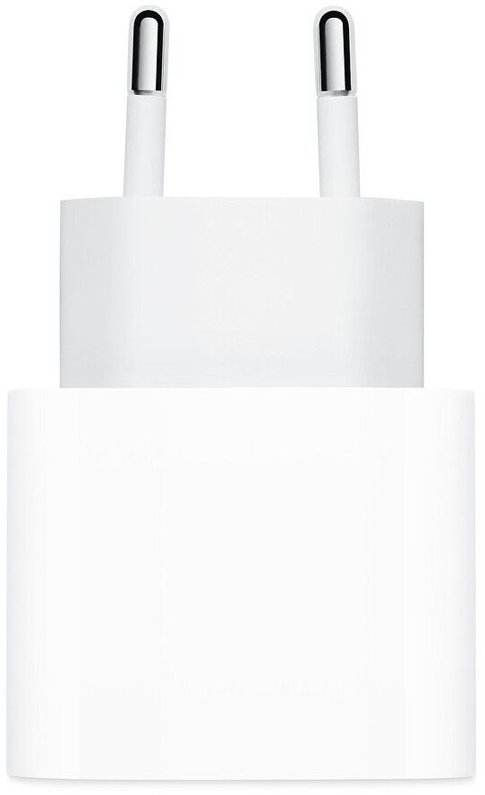 Сетевое зарядное устройство Apple 20W USB-C Power Adapter (MHJE3ZM/A), белый