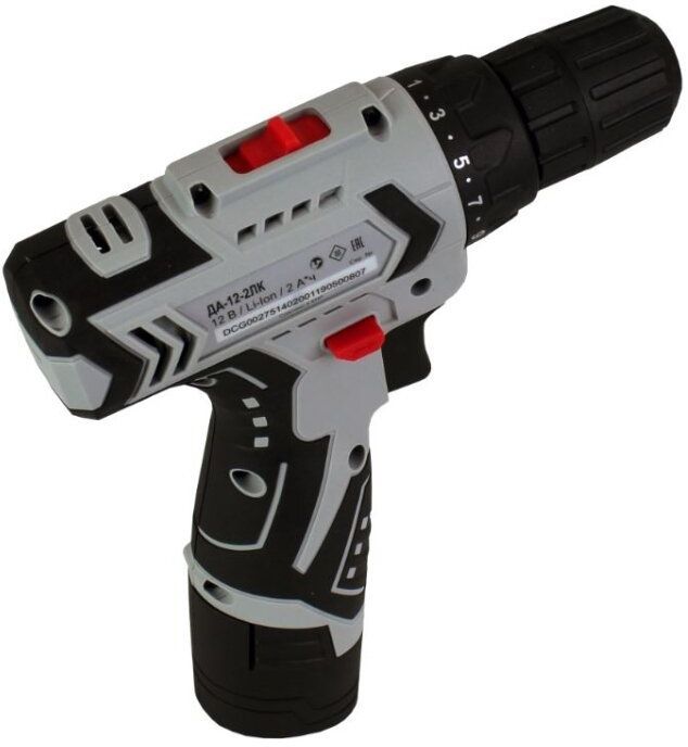 Дрель-шуруповерт аккумуляторная Ресанта ДА-12-2ЛК (75/14/2)