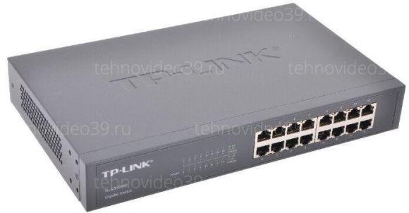 Коммутатор TP-Link TL-SG1016D 16-port Desktop Gigabit Switch, 16*10/100/1000M RJ45 ports купить по низкой цене в интернет-магазине ТехноВидео