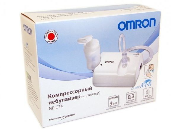 Ингалятор компрессорный Omron NE-C24 ((NE-C801S-RU)