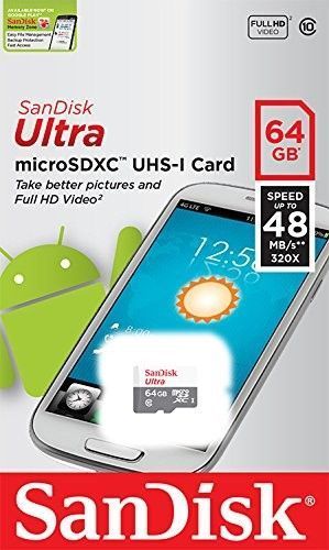 Карта памяти SanDisk Ultra microSDXC 128 ГБ (SDSQUNR-128G-GN6MN) без адаптер