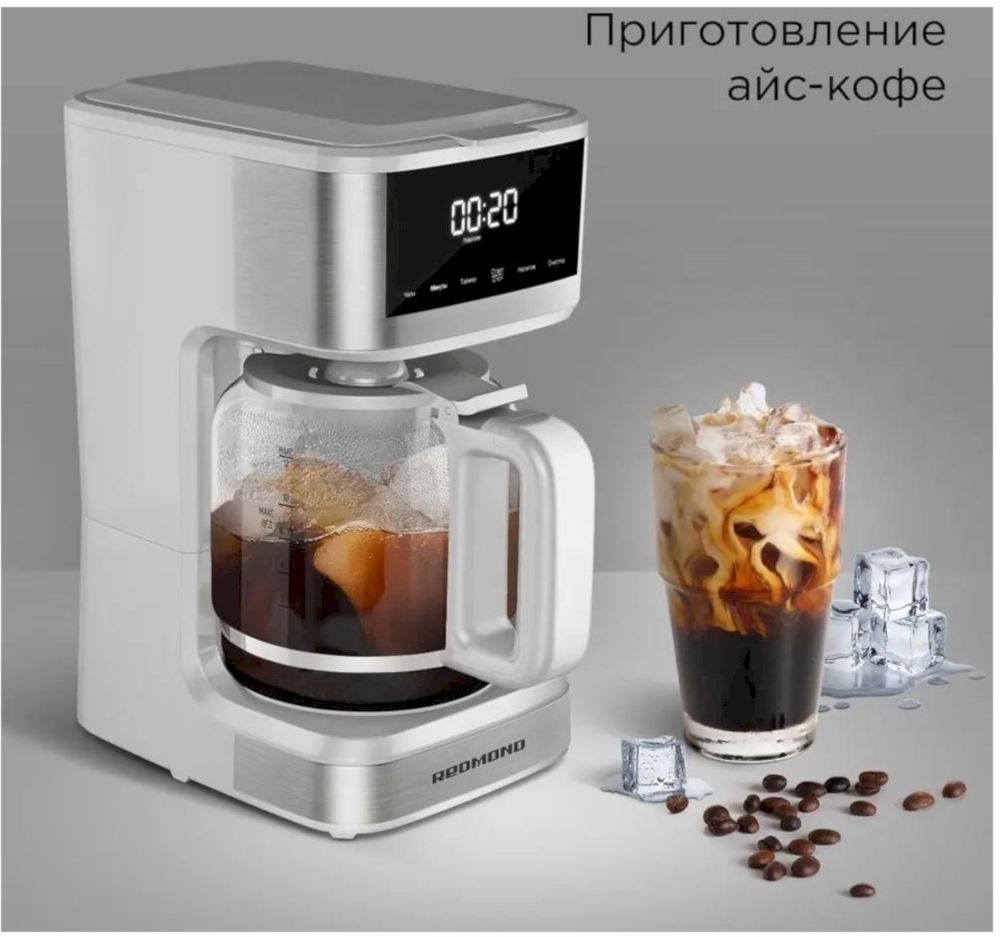 Кофеварка Redmond CM712, белый