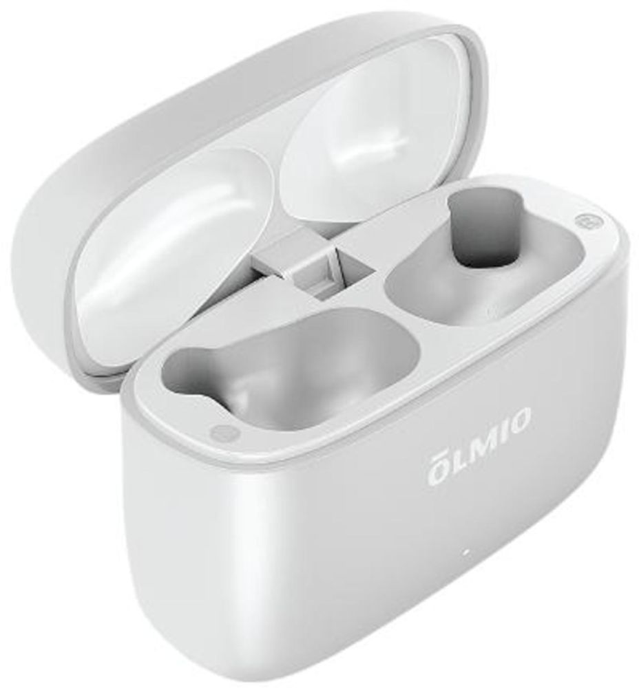 Наушники беспроводные Olmio TWE-15,белые (047402)