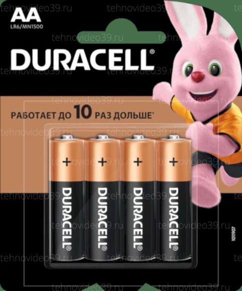 Батарейка Duracell LR6-4BL AA BASIC CN 4штуки купить по низкой цене в интернет-магазине ТехноВидео
