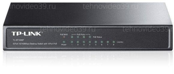 Коммутатор TP-Link TL-SF1008P 8-port 10/100M + PoE купить по низкой цене в интернет-магазине ТехноВидео