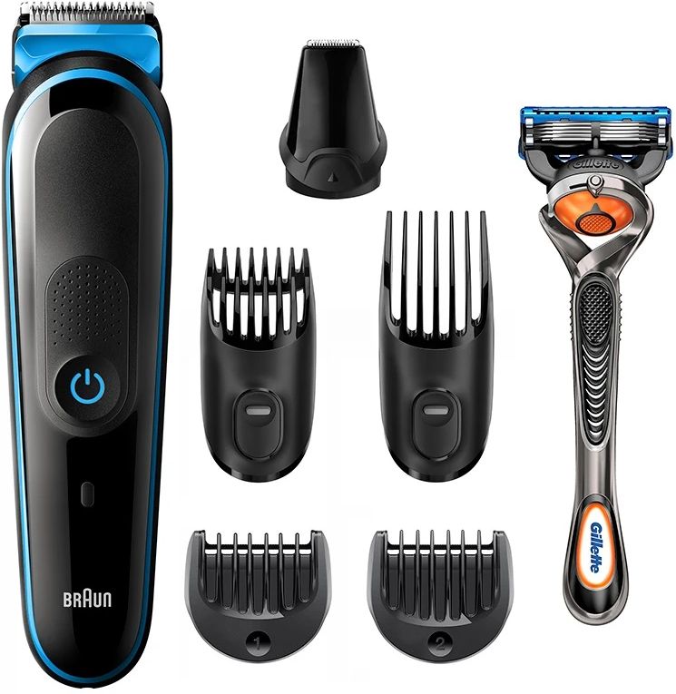 Триммер Braun MGK 7491 + Бритва Gillette
