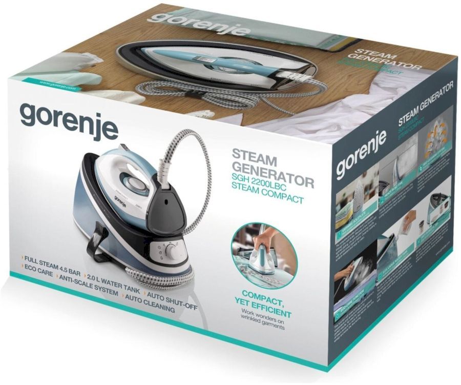 Парогенератор Gorenje SGH 2200LBC белый/голубой