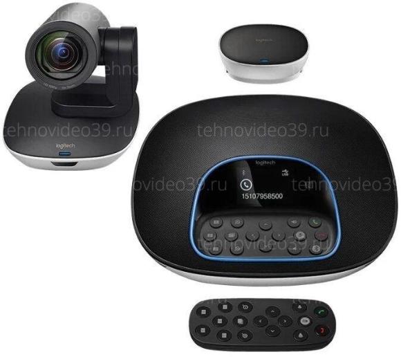 Веб камера Logitech Group 1080p/30fps, угол обзора 90°, 10-кратное цифровое увеличение (960-001057) купить по низкой цене в интернет-магазине ТехноВидео