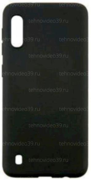 Чехол-накладка для Samsung Galaxy A01, силикон/бархат, черный (11022021) купить по низкой цене в интернет-магазине ТехноВидео