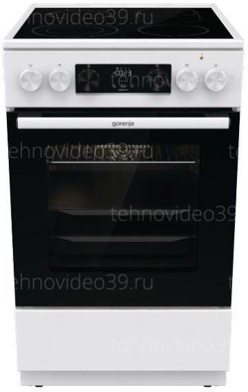 Плита электрическая Gorenje GECS5C70WA (Белый) купить по низкой цене в интернет-магазине ТехноВидео