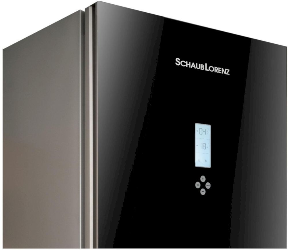 Холодильник Schaub Lorenz SLU S379Y4E черное стекло