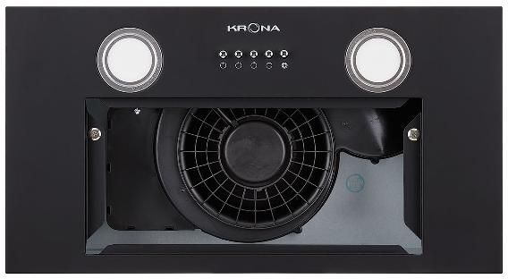 Вытяжка полновстраиваемая Krona SELINA 600 black PB (00026700)