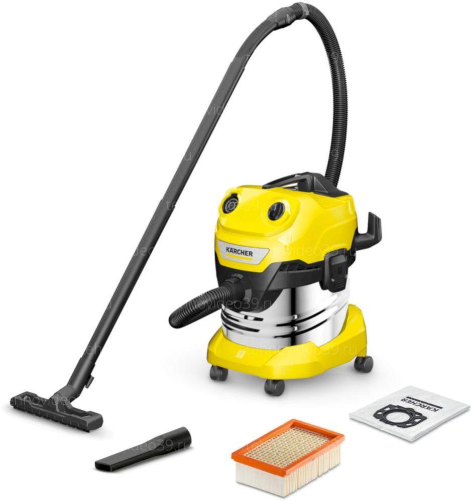 Хозяйственный пылесос Karcher WD 4 S V-20/5/22 (16282600) купить по низкой цене в интернет-магазине ТехноВидео
