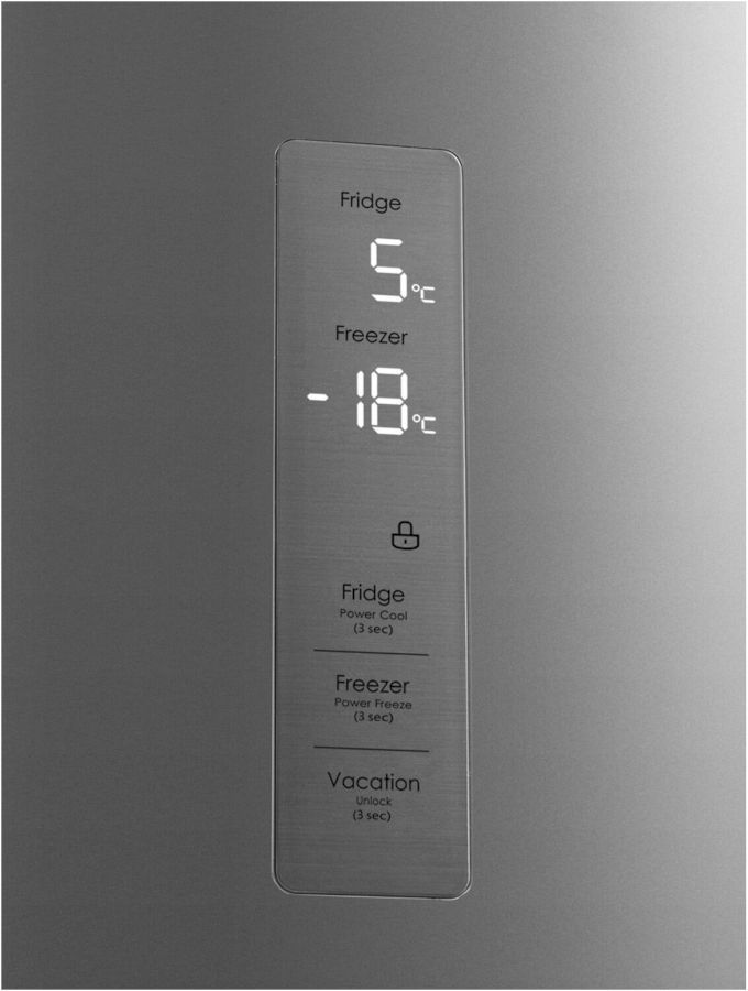 Холодильник Hyundai CC4553F серебристый