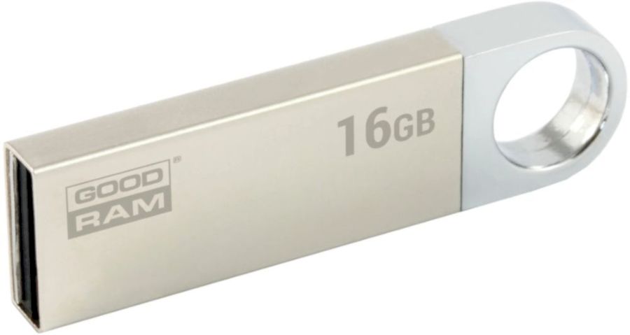USB Flash GoodRAM USB2.0 Flash Drive 16Gb UUN2 SILVER (UUN2-0160S0R11)