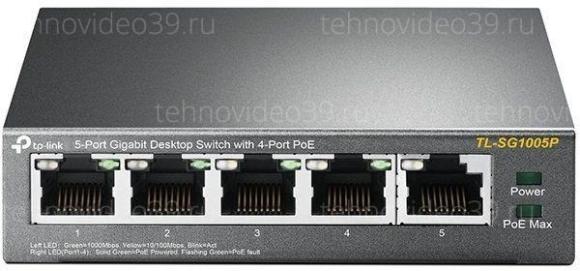 Коммутатор TP-Link TL-SG1005P 5 гигабитных портов RJ45,включая 4 порта PoE, бюджет PoE до 56 Вт, ста купить по низкой цене в интернет-магазине ТехноВидео
