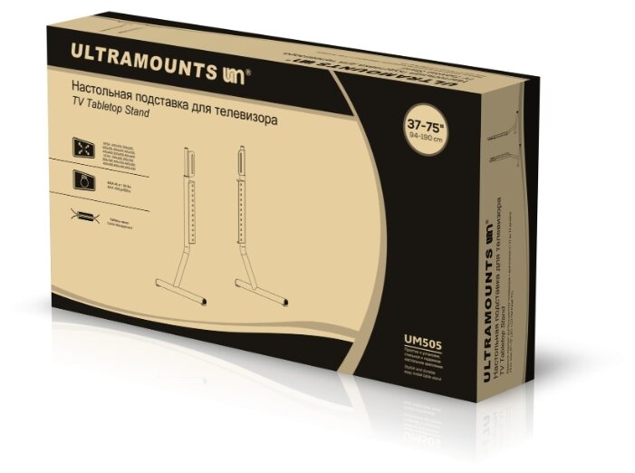 Кронштейн-подставка для телевизора Ultramounts UM 505 37"-70" Настольный Черный