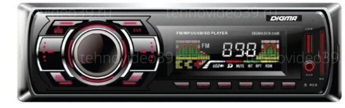 Автомагнитола Digma DCR-330MC 1DIN купить по низкой цене в интернет-магазине ТехноВидео