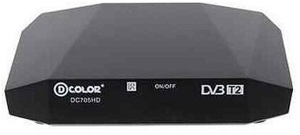 Цифровой эфирный тюнер D-color DC705HD